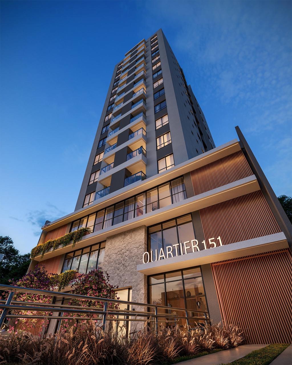 Apartamento na Planta com 2 Quartos e Suíte em Itajaí | Residencial Quartier 1